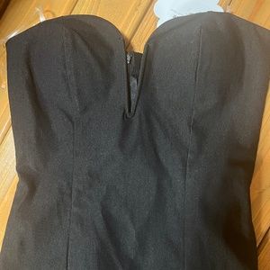 Strapless Black Dress